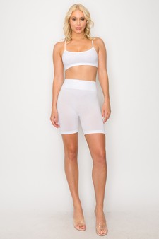 WOMENS SEAMLESS COTTON BODY CONTROL UNDERWEAR WHITE style 4